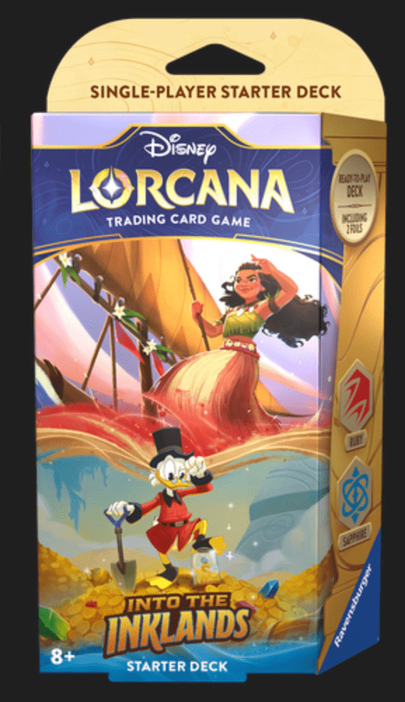 lorcana ruby sapphire starter deck Disney Lorcana: Into the Inklands Starter Deck Sapphire & Ruby
