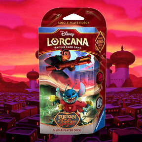 Ravensburger Trading Card Games > Disney Lorcana Ruby & Steel Disney Lorcana: Reign of Jafar Starter Deck 4050368985446 RAV8544