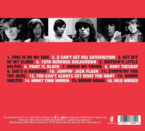 RCA Music > Compact Discs The Rolling Stones - Very Best of the Rolling Stones 1964-1971 [CD] 018771886921 ABK88692.2