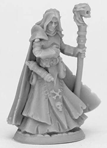Reaper Miniatures Miniatures > Reaper Bones Black: Dark Elf Wizard 762486440731 RPR44073