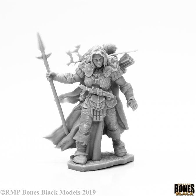 Reaper Miniatures Miniatures > Reaper Bones Black: Frost Giant Ranger 762486441240 RPR44124