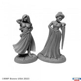Reaper Miniatures Miniatures > Reaper Bones Black: Townsfolk - Courtesans 762486301230 RPR 30123