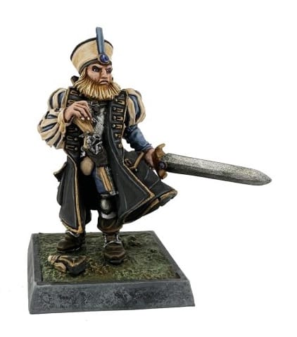 Reaper Miniatures Miniatures > Reaper Bones Legends: Imperial Captain 762486301957 RPR30195