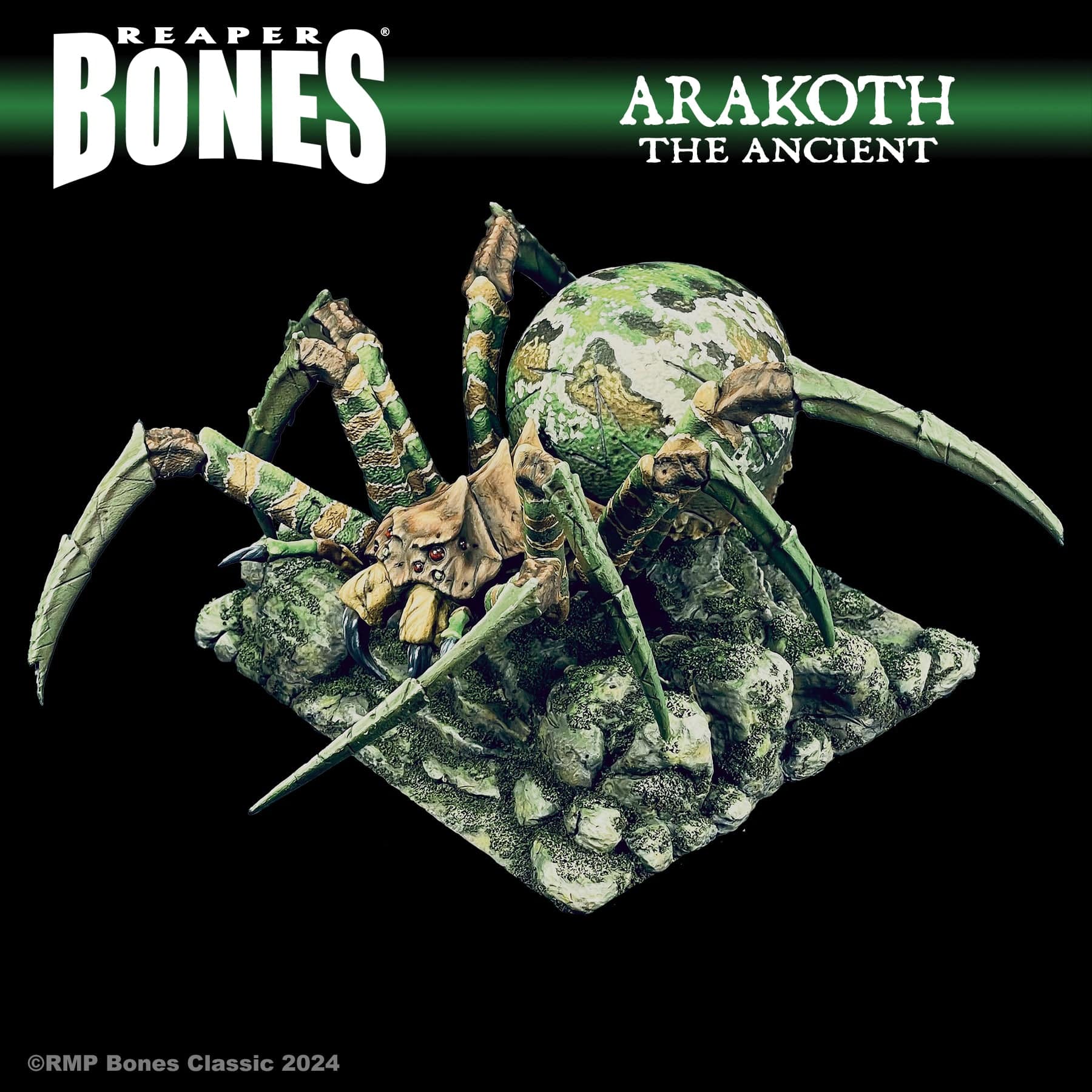 Reaper Miniatures Miniatures > Reaper Dark Heaven Bones Classic: Arakoth the Ancient 762486777677 RPR 77767