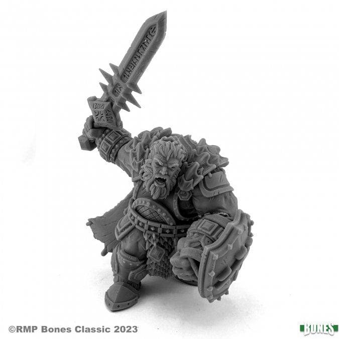 Reaper Miniatures Miniatures > Reaper Dark Heaven: Bones Classic - Fire Giant Hellbringer 762486777684 RPR 77768