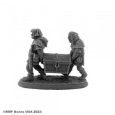 Reaper Miniatures Miniatures > Reaper Dungeon Dwellers Bones: Henchmen and Chest 762486071133 RPR 07113