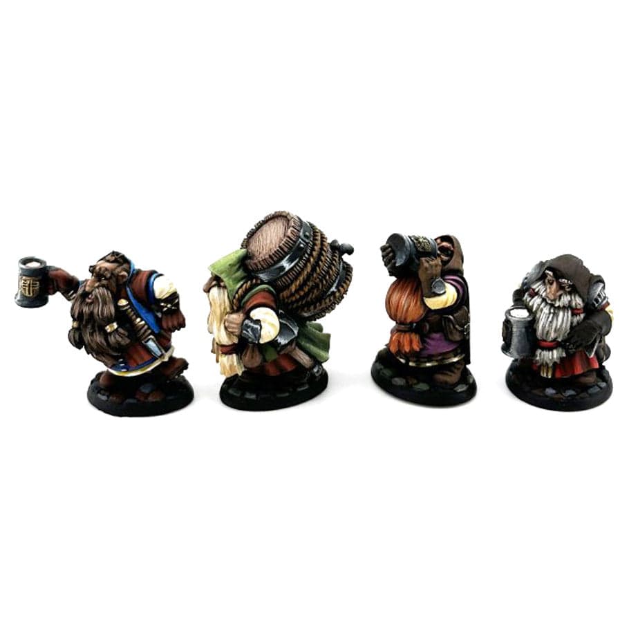 Reaper Miniatures Miniatures > Reaper Legends: Townsfolk: Dwarven Brewmeister & Patrons 762486301391 REM30139