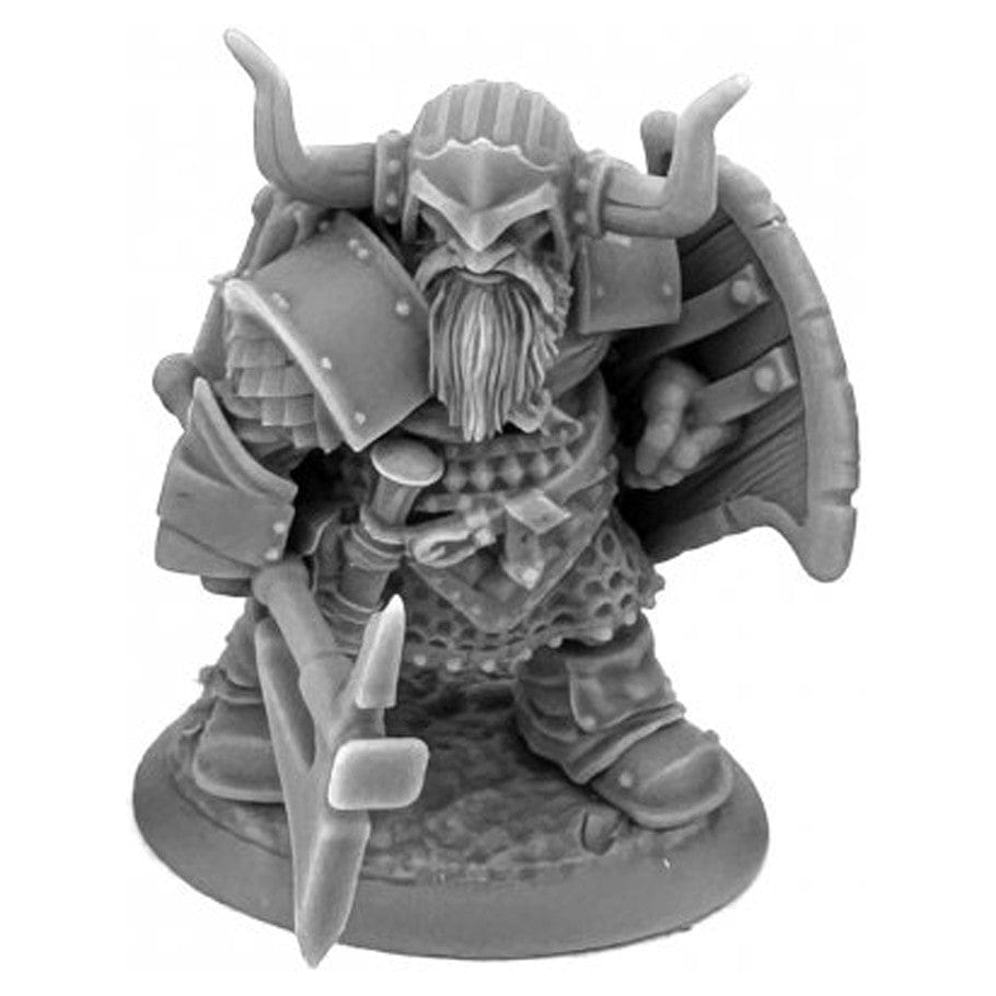 Reaper Miniatures Miniatures > Reaper Reaper: Dungeon Dwellers - Dromn Ironsworn, Dwarf Warrior 762486071331 REM07133