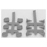 Reaper Miniatures Miniatures > Reaper Reaper Miniature - Bones Black: Modern Accessories (Gas Cans & Pylons) 762486490101 REM49010