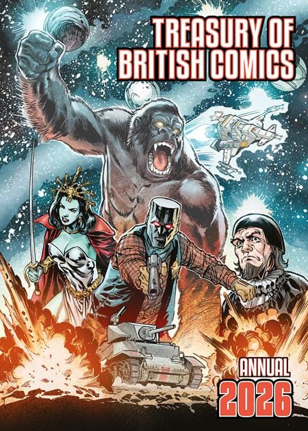 Rebellion / 2000AD Graphic Novel TREASURY OF BRITISH COMICS ANNUAL 2026 HC 9781837867219 0925RB0936