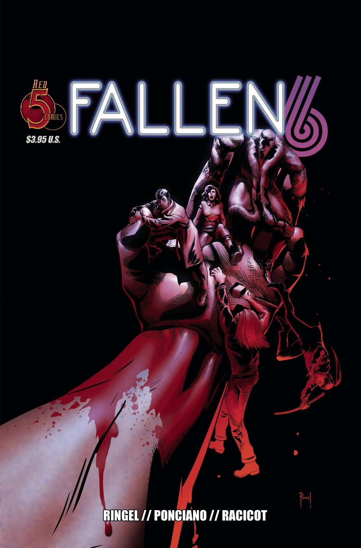 RED 5 COMICS Comic Books FALLEN #6 81131601114300611 JUN232050