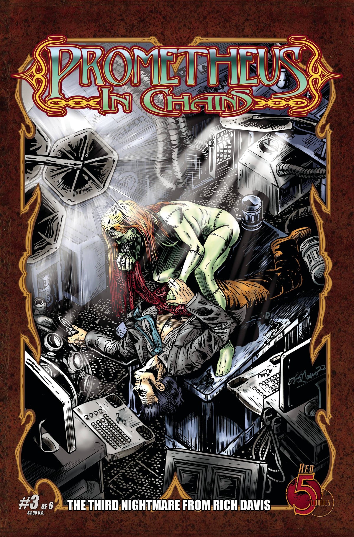 RED 5 COMICS Comic Books PROMETHEUS IN CHAINS #3 (MR) 81131601116700311 JUN232051