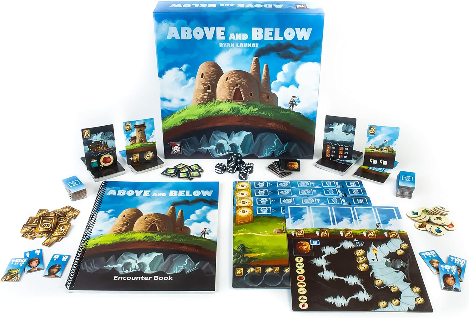 Red Raven Games Board Games > Large Box Games Above and Below 040232261213 RVM 009