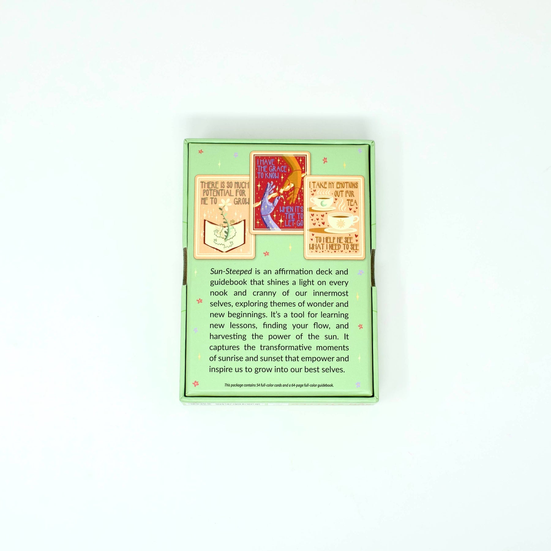 Red Wheel/Weiser LLC Stationery > Advice Cards Sun-Steeped: Affirmation Deck: 54 Cards & Guidebook 9781590035801