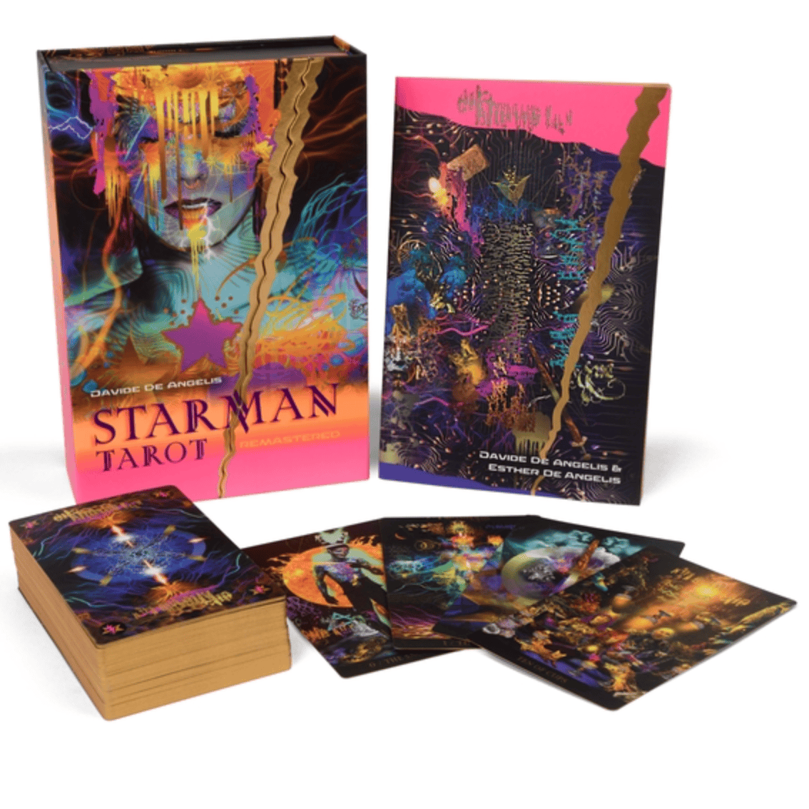 Redfeather Tarot Cards Starman Tarot Remastered: Revised and Updated David Bowie-Inspired Tarot Box Set with 78 Cards and Guide Book 9780764369902 ING-9780764369902