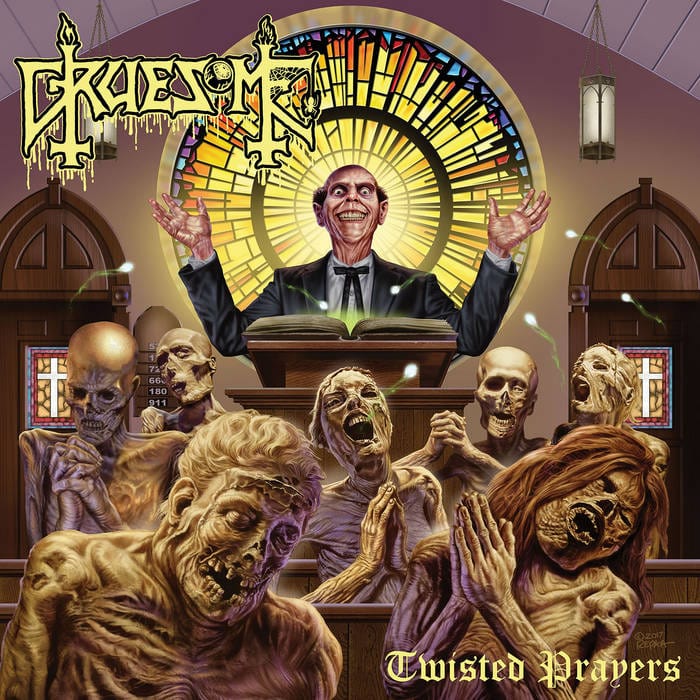 Gruesome Music > Vinyl Records Gruesome - Twisted Prayers (Clear Blue Vinyl) 781676497515 RPE49751.1