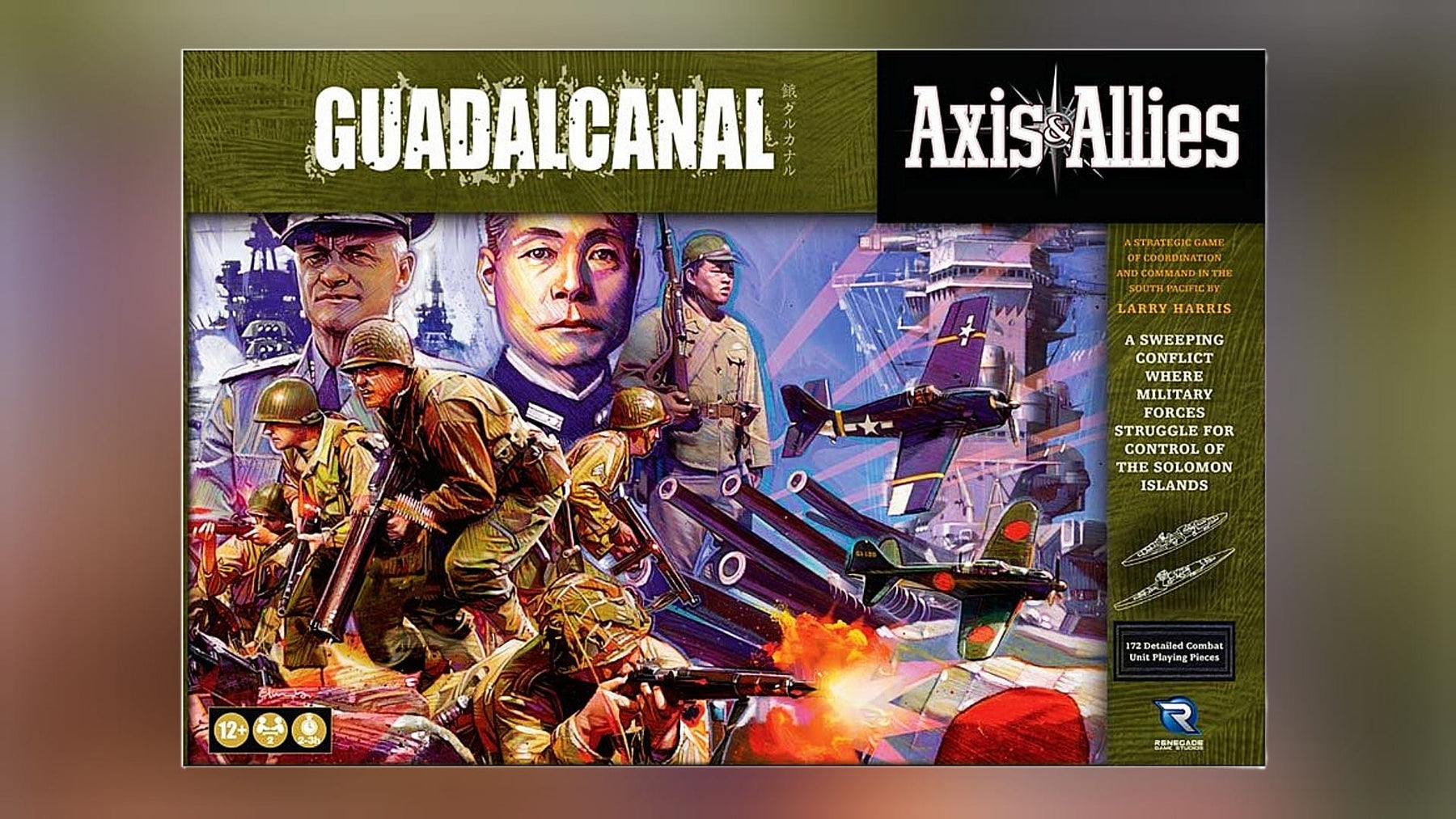 Renegade Game Studios Board Games Axis & Allies: Guadalcanal 810011726246 REN02624