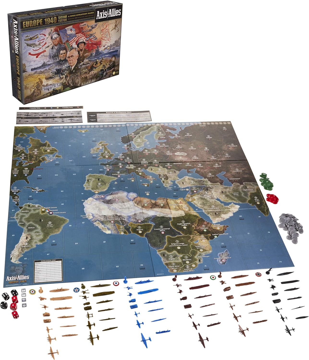 Renegade Game Studios Board Games > Large Box Games Axis & Allies: 1940 Europe Second Edition 810011725560 RGS 02556