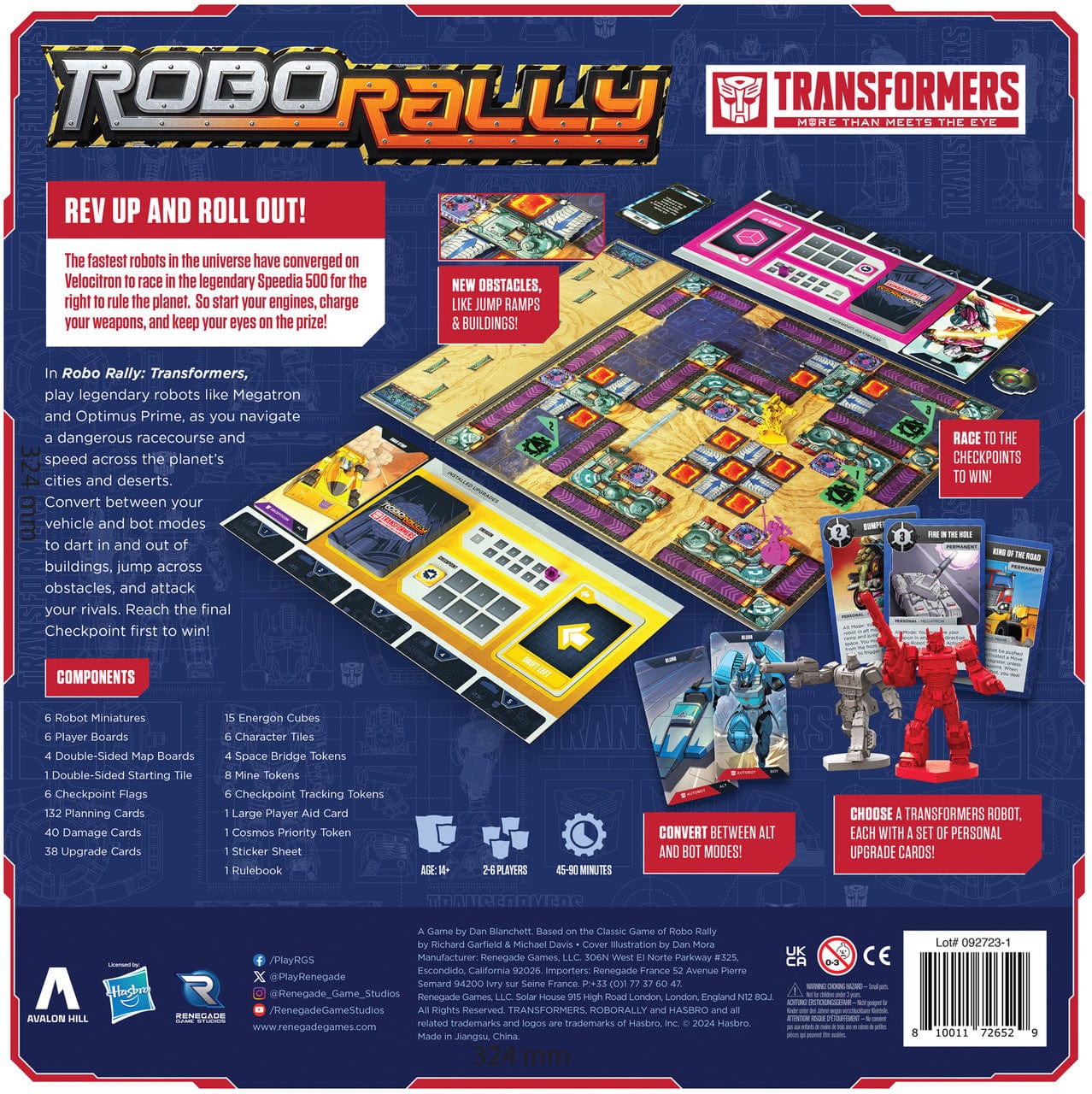 Renegade Game Studios Board Games Robo Rally: Transformers 810011726529 REN02652