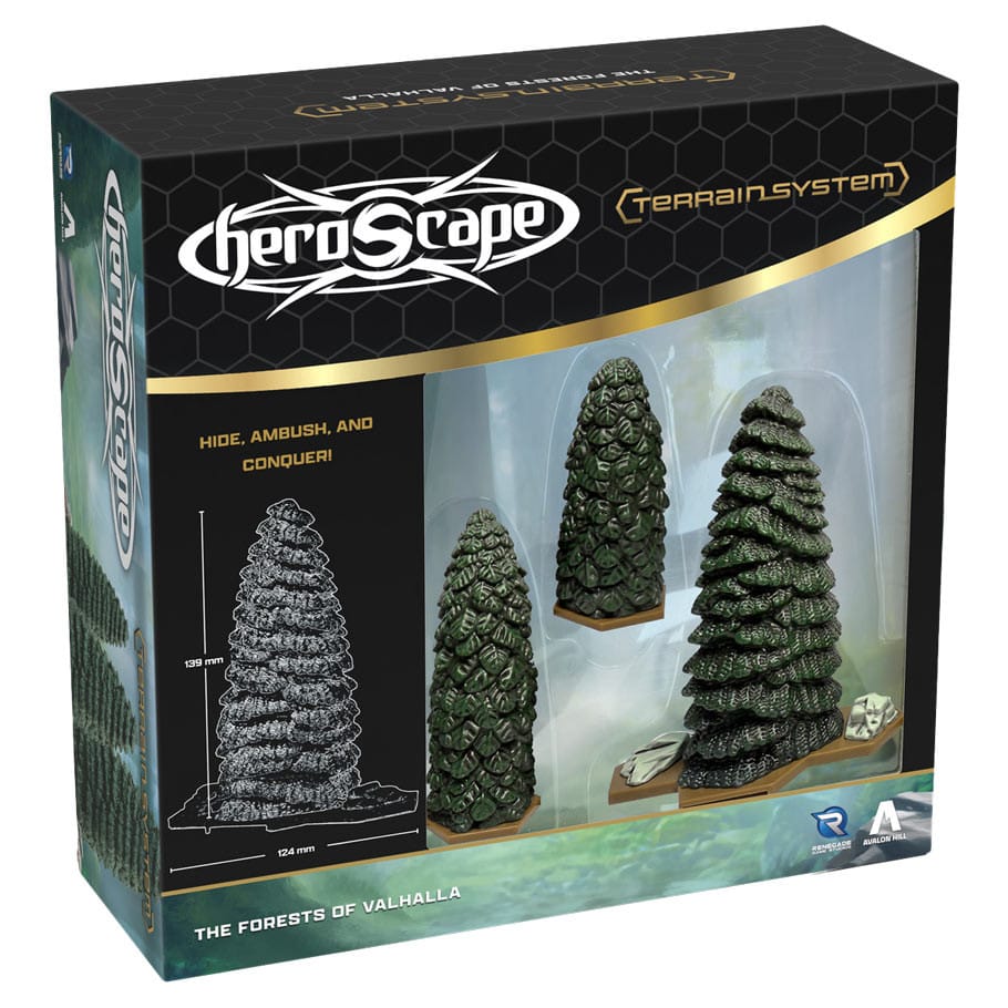 Renegade Game Studios Hobby Supplies > Terrain Heroscape: Forests of Valhalla Terrain Expansion 810011728905 REN02890