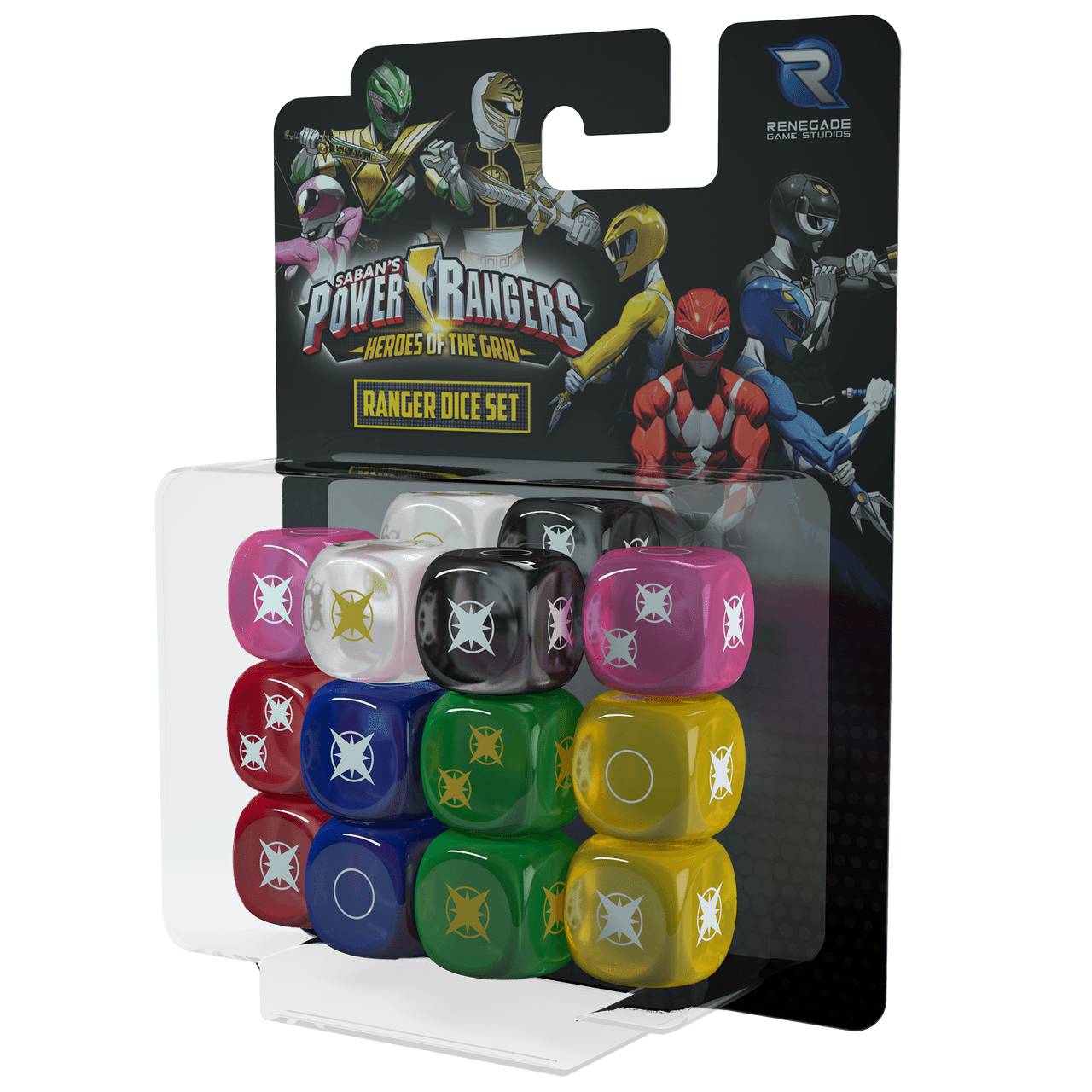 Power Rangers - Heroes of the Grid: Ranger Dice Set