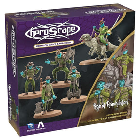 Renegade Game Studios Tabletop Games > Miniature Games > Expansions Heroscape: Chain Gruts and Ramosaur Rider Army Expansion 810011728882 REN02888