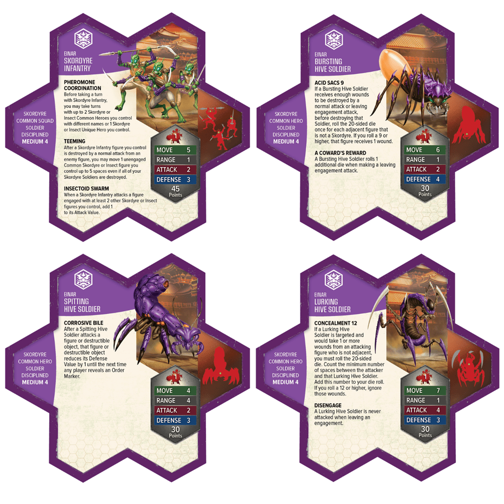 Renegade Game Studios Tabletop Games > Miniature Games > Expansions Heroscape: Skordyre Soldiers Army Expansion 810011728929 RGS02892