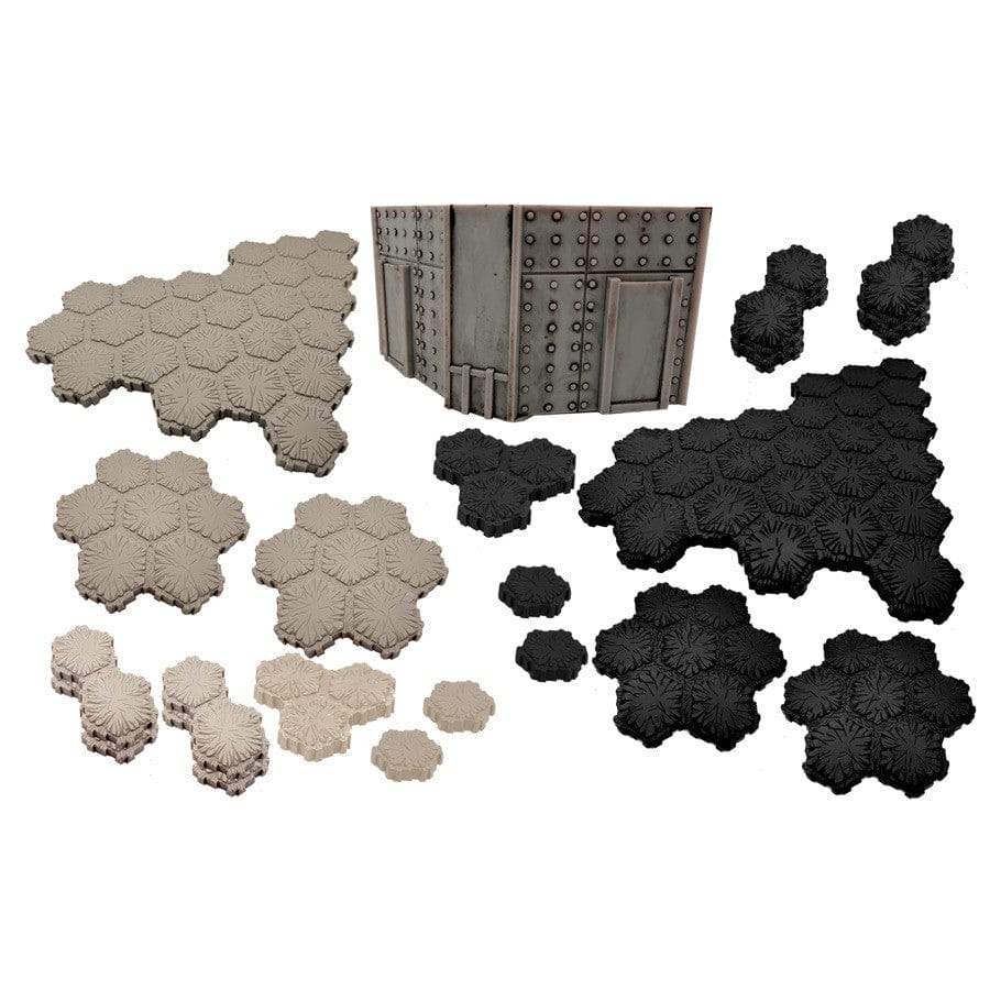 Renegade Game Studios Tabletop Games > Miniature Games > Expansions Heroscape: The Urban Landscape of Valhalla Terrain Expansion 810011728851 REN02885