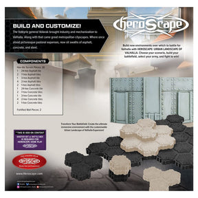 Renegade Game Studios Tabletop Games > Miniature Games > Expansions Heroscape: The Urban Landscape of Valhalla Terrain Expansion 810011728851 REN02885
