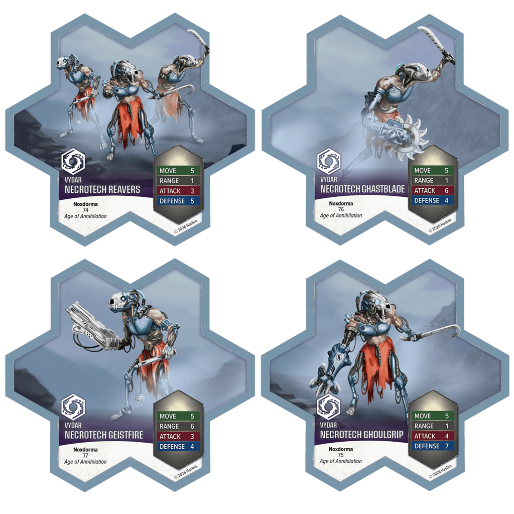 Renegade Game Studios Tabletop Games > Miniature Games > Expansions Heroscape: Upgraded Necrotech Reavers Army Expansion 810011728967 RGS02896