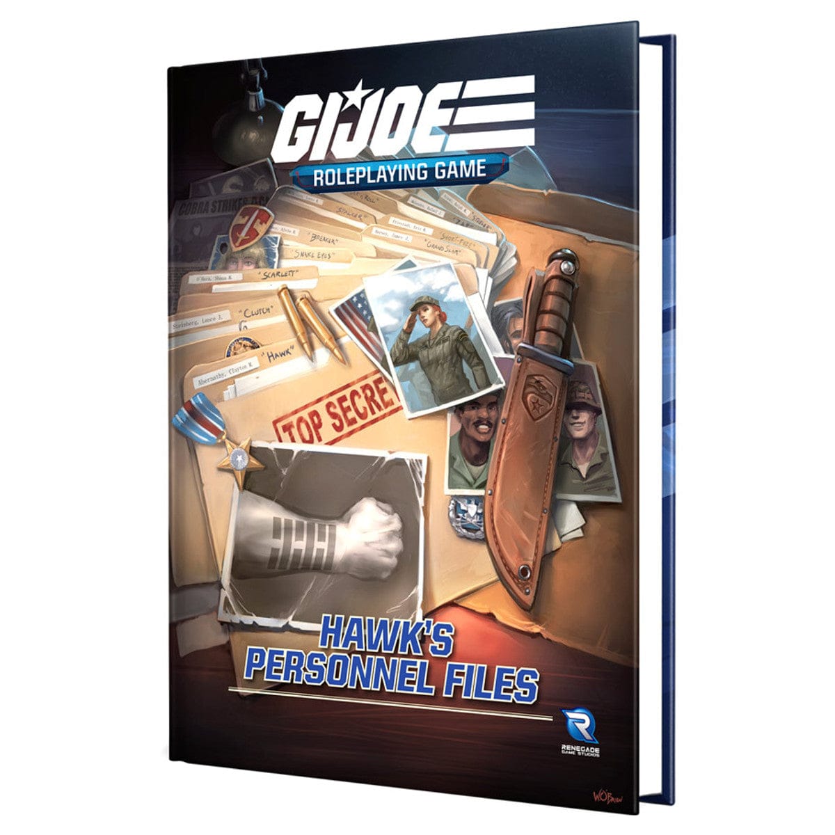 Renegade Game Studios Tabletop Games > Role-Playing Games G.I. JOE Roleplaying Game: Hawk's Personnel Files Sourcebook 9781957311654 REN01165