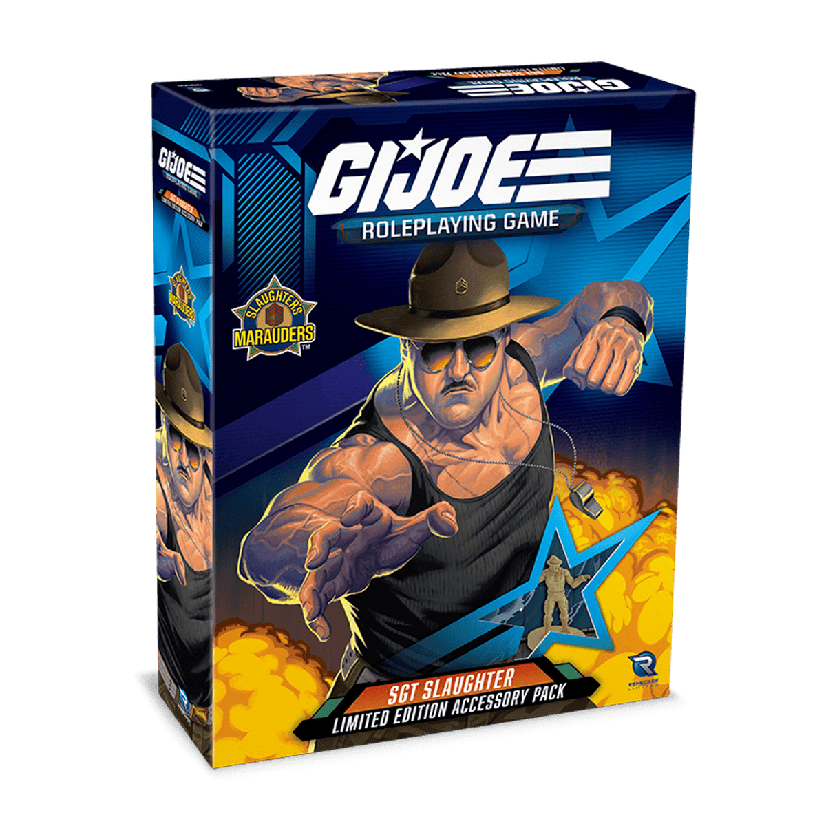 Renegade Game Studios Tabletop Games > Role-Playing Games G.I. JOE: RPG - Sgt. Slaughter Limited Edition Accessory Pack 810011725652 RGS 02565