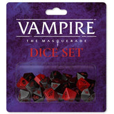 Renegade Game Studios Tabletop Games > Role-Playing Games Vampire the Masquerade RPG 5E: 5th Edition - Dice (18) 810011723115 RGS 02311