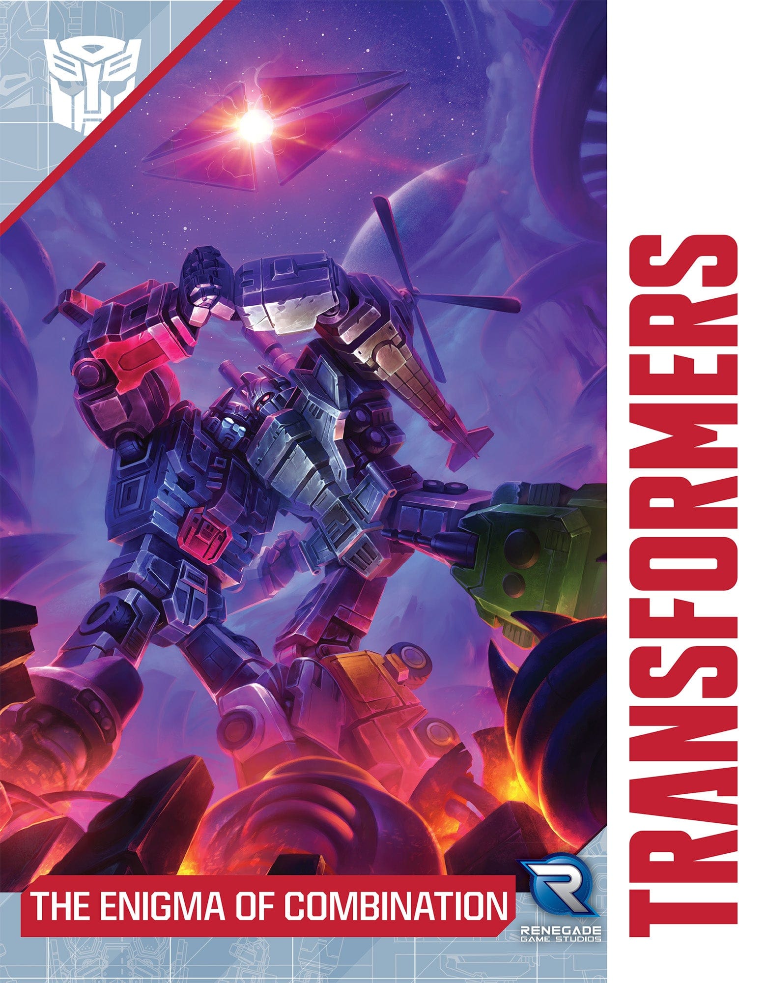 Renegade Games Studios Tabletop Games > Role-Playing Games Transformers: RPG- The Enigma of Combination Sourcebook 9781957311456 RGS 01145