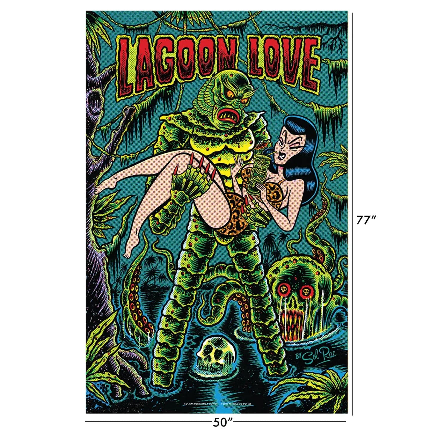 Retro-a-go-go! Home > Other Home Retro Lagoon Love Plush Throw Blanket 50" X 77" 45009660 BLASRLL