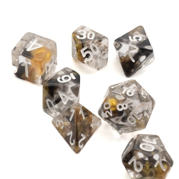 Riftgate Dice > Other Dice Riftgate - Black & Gold Arcane Ooze Dice Set 80155132 AC0053