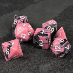 Riftgate Dice > Other Dice Riftgate: Black & Pink Swirl Dice Set 00079868 ACR-PINKBLACK