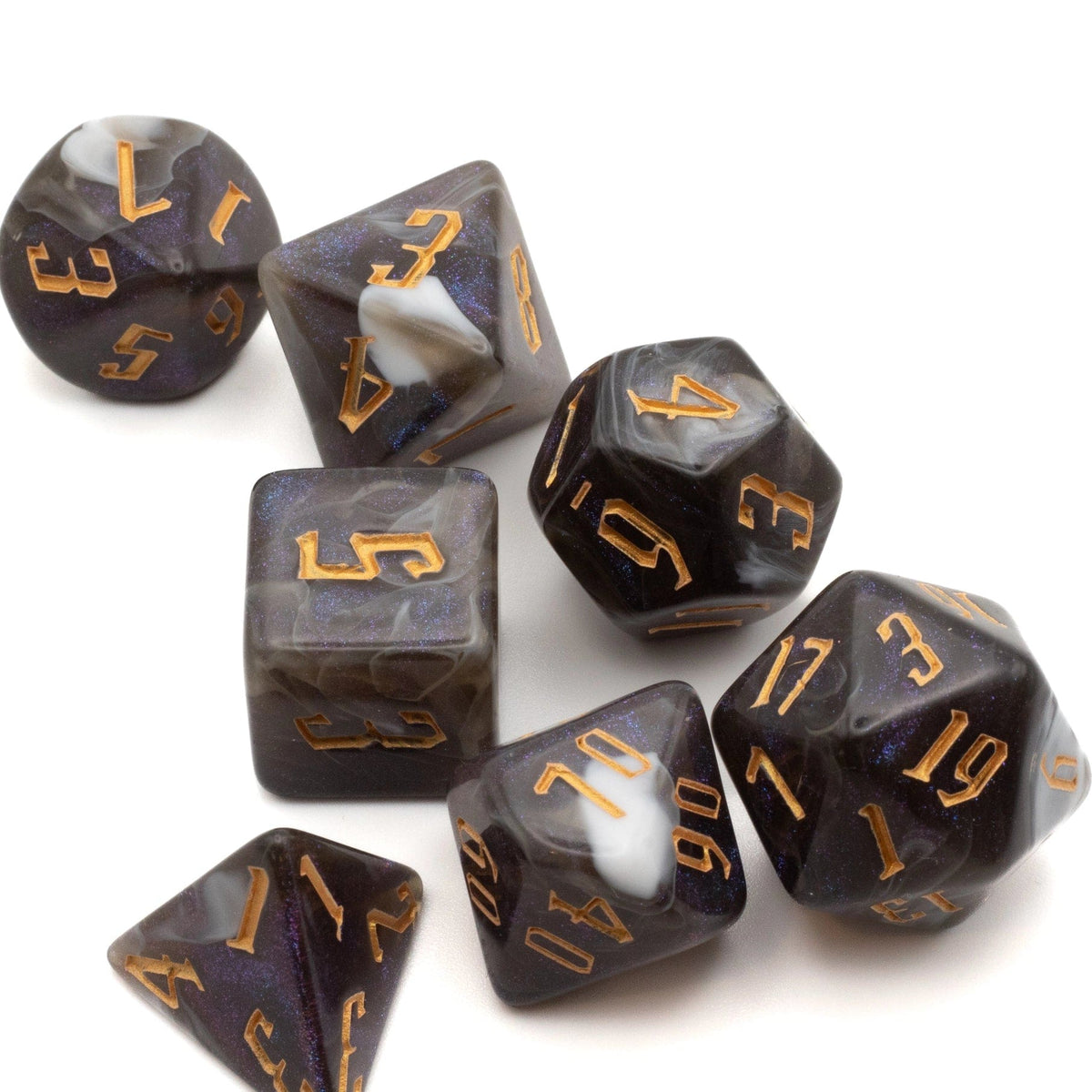 Riftgate Dice > Other Dice Riftgate - Black & White Swirl 72905468 AC-UDX-GL56