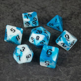 Riftgate Dice > Other Dice Riftgate- Blue and White Acrylic Dice Set 76426492 ACR-BLUEWHITE