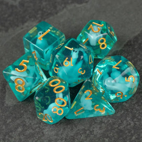 Riftgate Dice > Other Dice Riftgate- Blue Brontosaurus Dice Set 16309500 RE-BRONT-BLUE