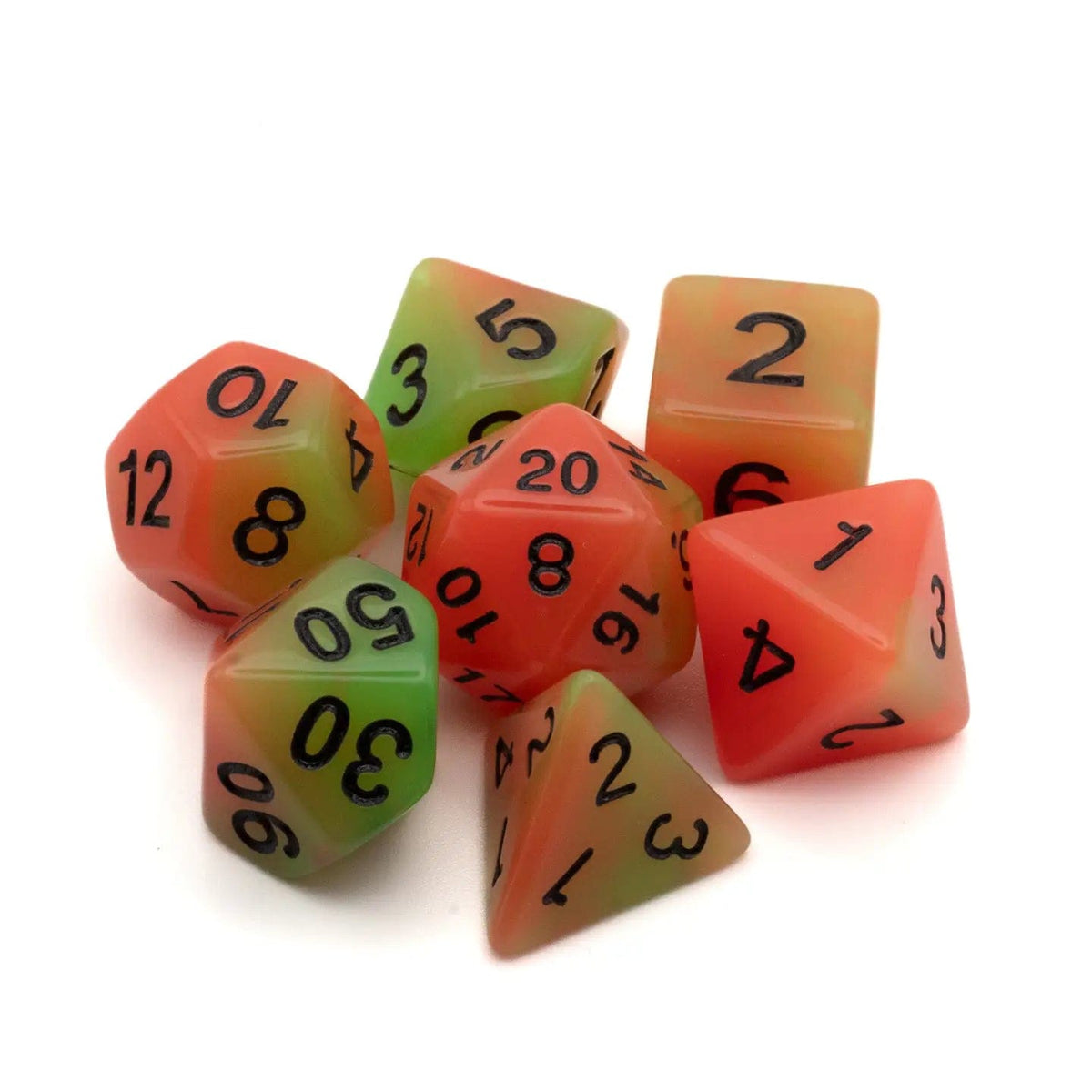 Riftgate Dice > Other Dice Riftgate- Emberlight Disco Glow-in-The-Dark Dice Set 19191036 AC004657