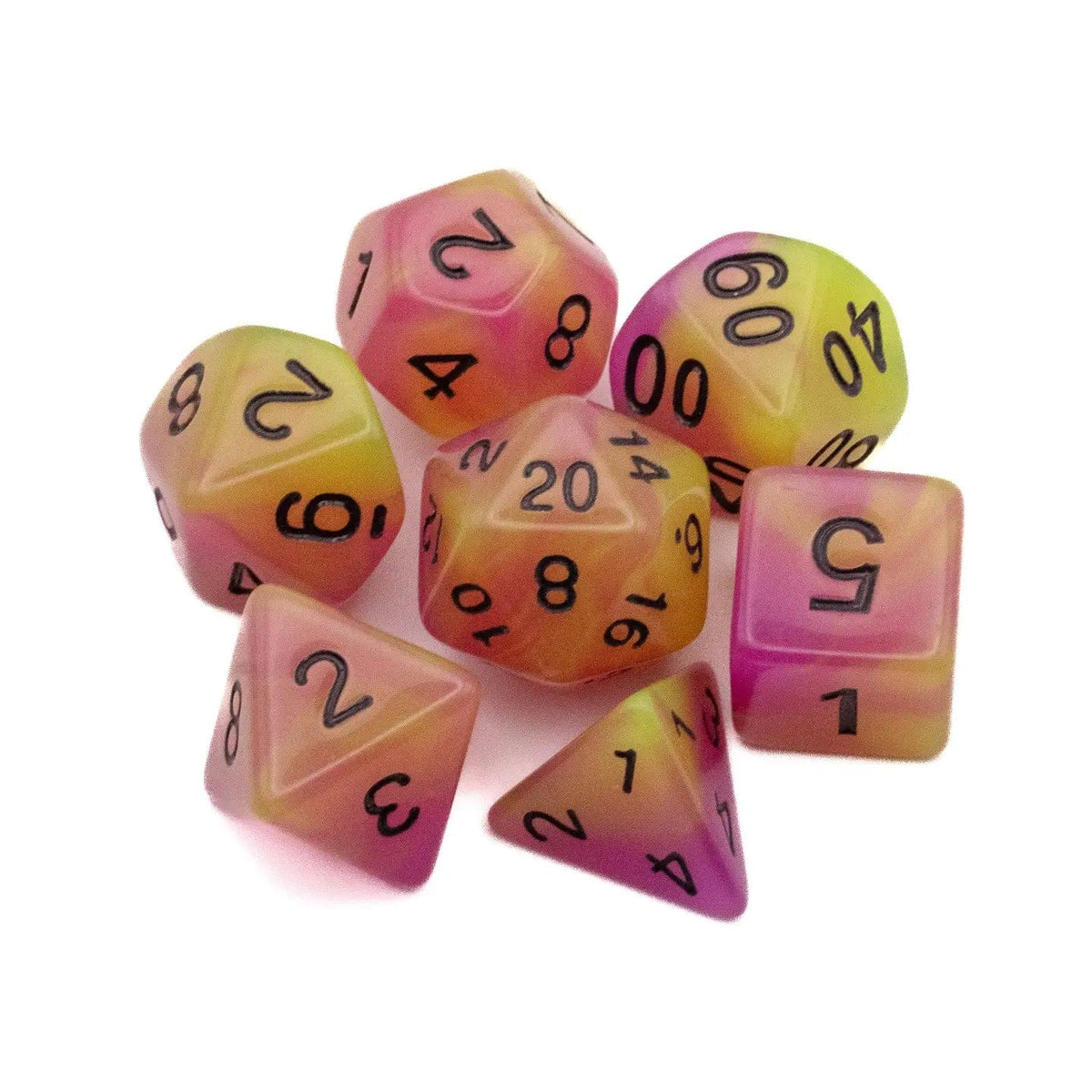 Riftgate Dice > Other Dice Riftgate- Emberlight Synth Glow-in-The-Dark Dice Set 76549628 AC0037