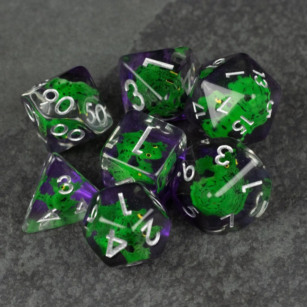 Riftgate Dice > Other Dice Riftgate- Green Frog Dice Set 56504572 RE-YS-FR01