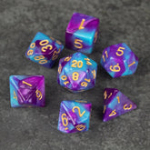 Riftgate Dice > Other Dice Riftgate- Purple and Blue Acrylic Dice Set 91257819 ACR-PURPLEBLUE