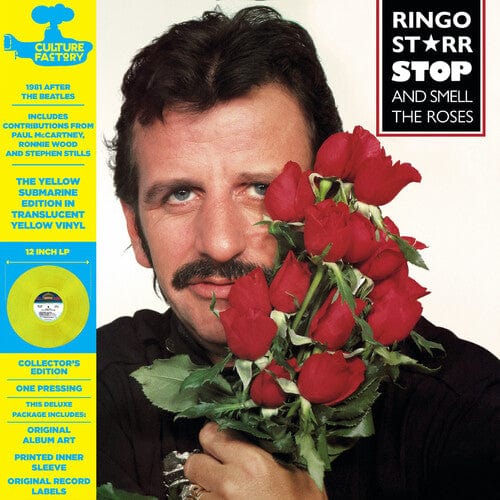 Ringo Starr Music > Vinyl Records Stop and Smell the Roses: Yellow Submarine Edition - Ringo Starr (Colored Vinyl, Clear Vinyl, Limited Edition, Yellow, Reissue) 819514012603 CULF01260.1