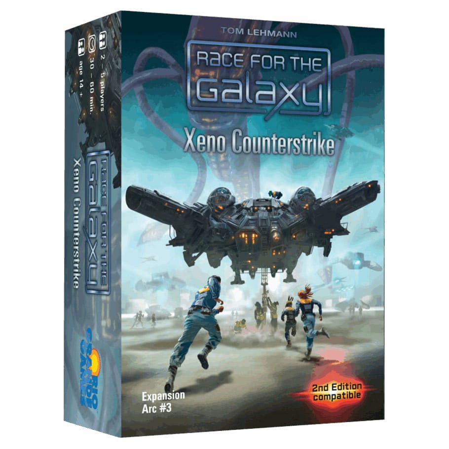 Rio Grande Games Board Games > Expansions Race for the Galaxy: Xeno Counterstrike 655132006835 RIO683