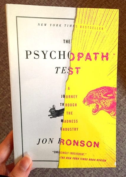 Riverhead Books Books > Art & Gifts > Novelties The Psychopath Test: A Journey Through the Madness Industry - Paperback 9781594485756 MC-20935