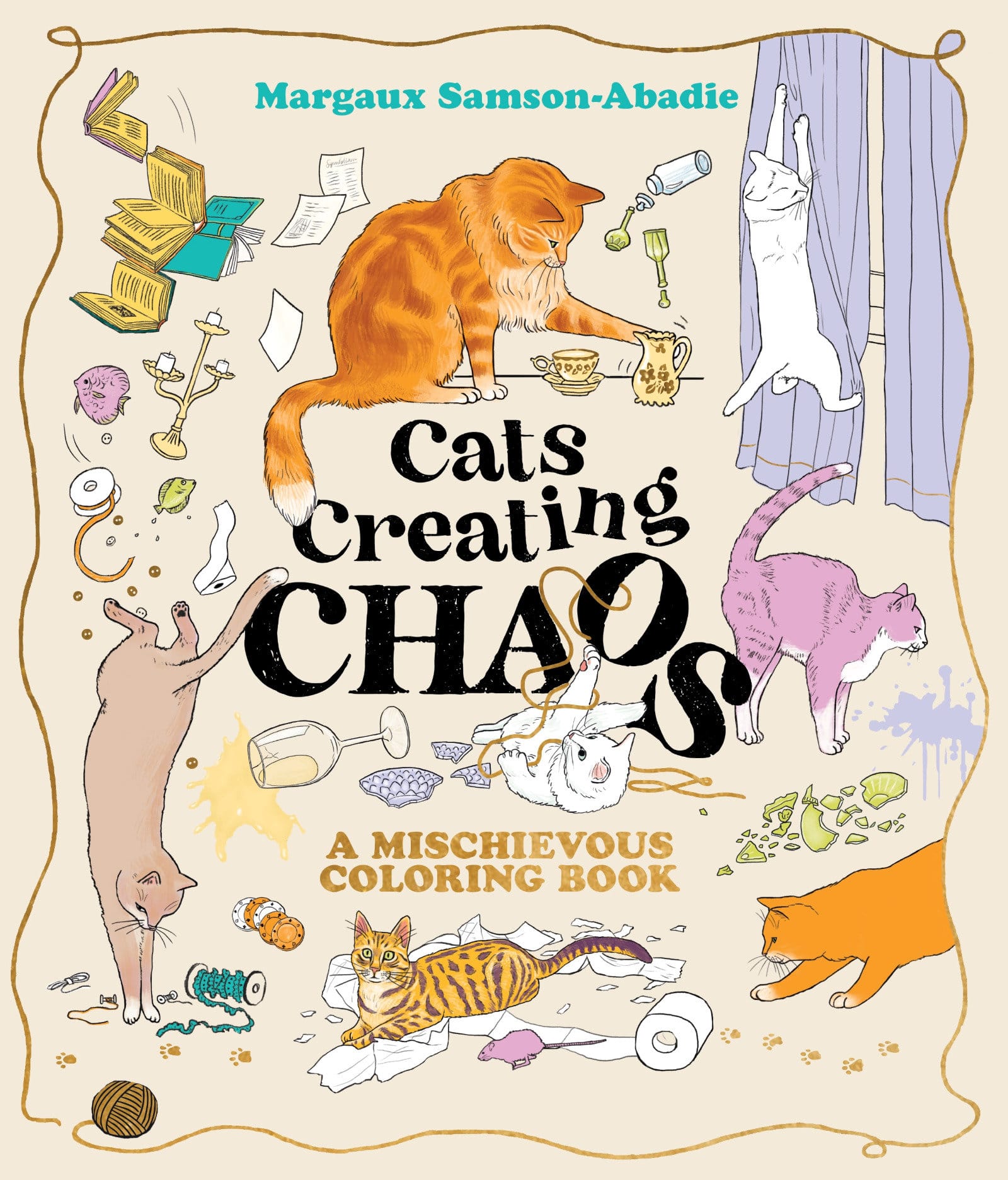 Rizzoli Books > Coloring Books Cats Creating Chaos: A mischievous coloring book (Release Date: 10/28/2026) 9781923503618 PRH-9781923503618