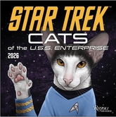 Rizzoli Stationery > Calendars 2026 Wall Calendar - Star Trek: Cats 9780789348593 ING-9780789348593