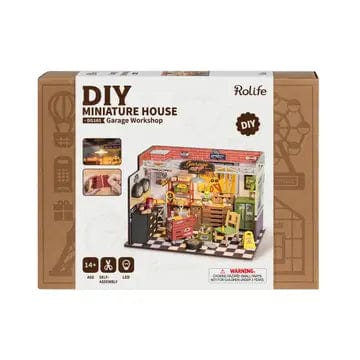 Robotime Model Kits > Other Model Kits Garage Workshop Robotim Rolife Diy Miniature House Kit 6946785120356 DG165